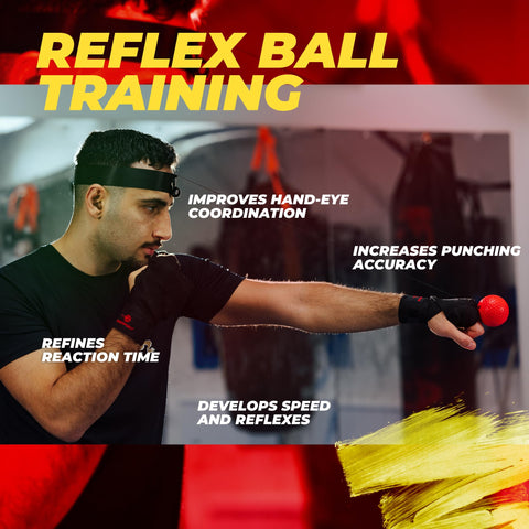 Boxing Reflex Ball Headband