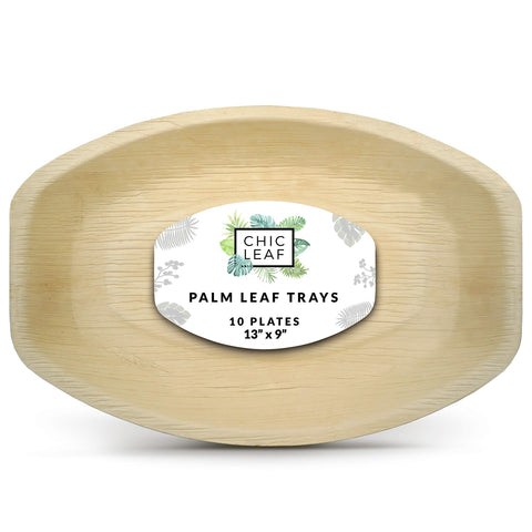 Palm Leaf Charcuterie Platters & Serving Trays