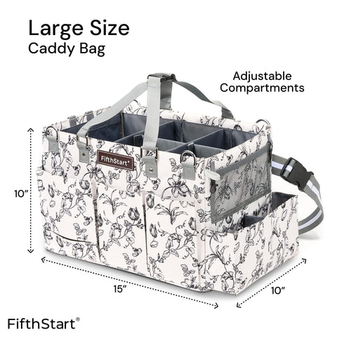 Multi-Purpose Diaper & Cleaning Caddy Organizer Bag