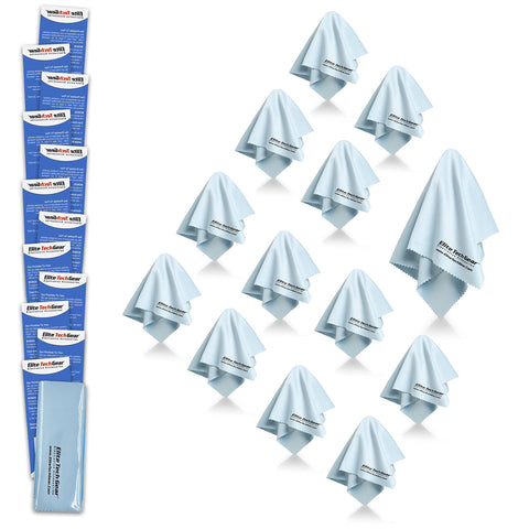 Elite Tech Gear Microfiber Cloth Bulk Blue Elite Tech Gear