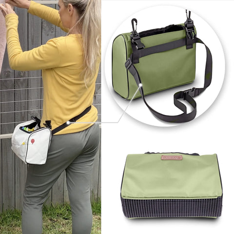 Wearable Clothespin & Peg Bag for Clothesline