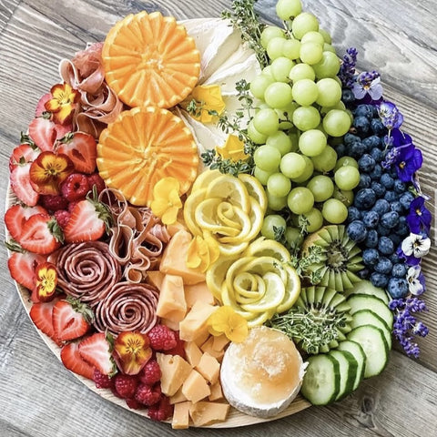 Palm Leaf Charcuterie Platters & Serving Trays