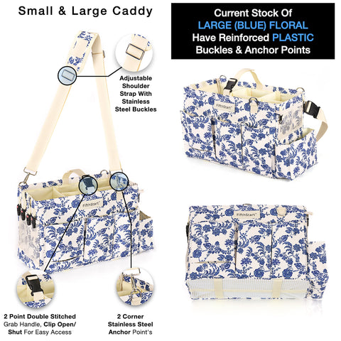 Multi-Purpose Diaper & Cleaning Caddy Organizer Bag