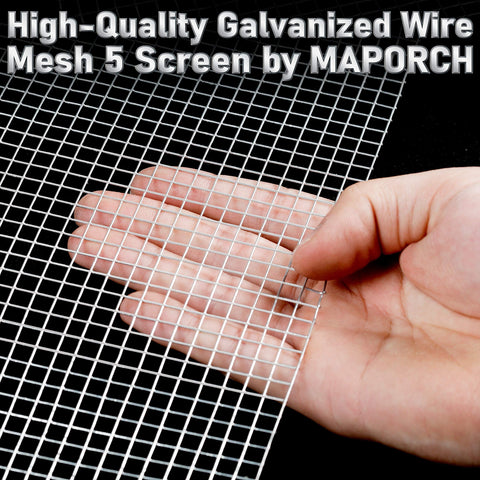 Galvanized Hardware Cloth Roll (Heavy-Duty Wire Mesh) Maporch