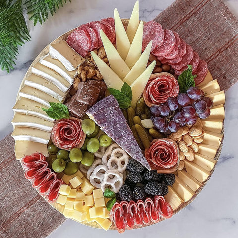 Palm Leaf Charcuterie Platters & Serving Trays