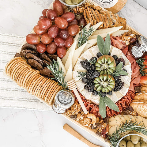 Palm Leaf Charcuterie Platters & Serving Trays
