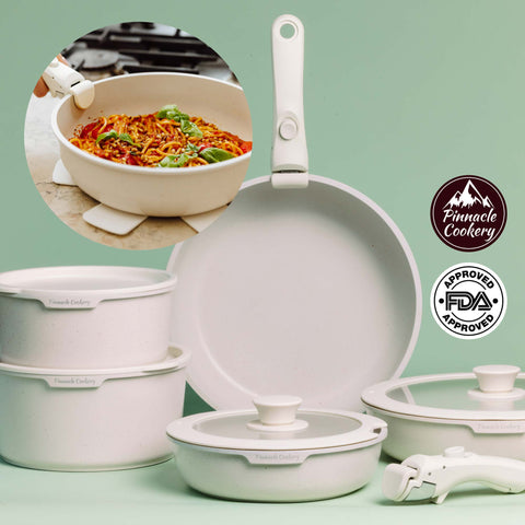 Pinnacle Cookery Pots and Pans Cooking Kitchen Set