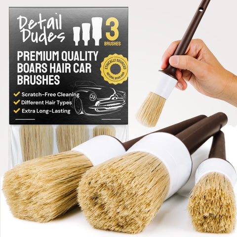 Detail Dudes Car Detailing Brush Kit