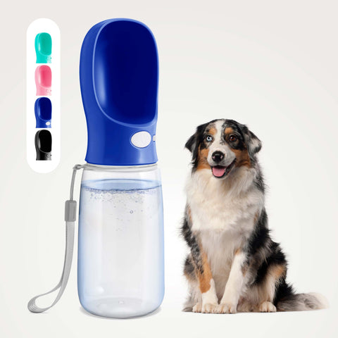 Dog Water Bottle With Bowl- 19oz