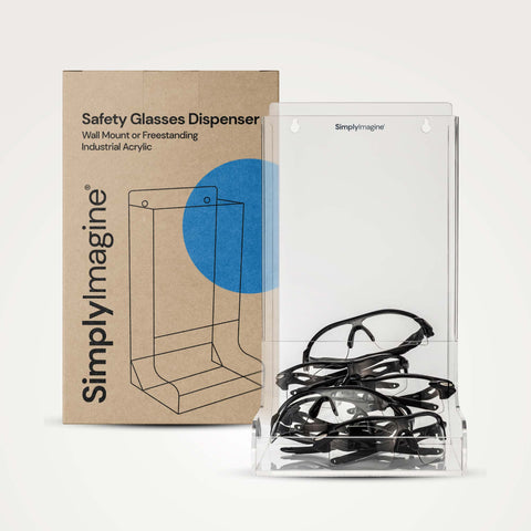 Safety Glasses Dispenser 2 Lids