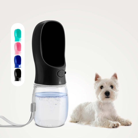 MalsiPree Dog Water Bottle With Bowl- 12oz Malsipree