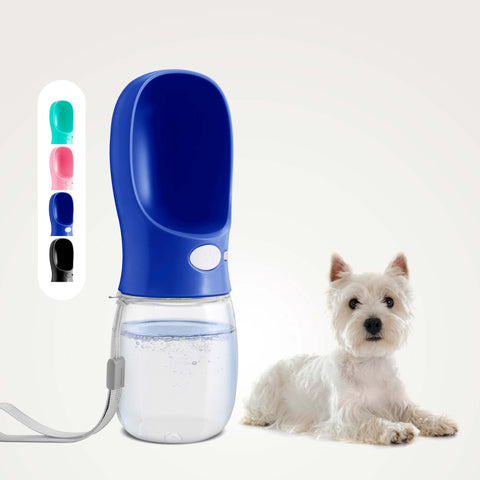 MalsiPree Dog Water Bottle With Bowl- 12oz Malsipree