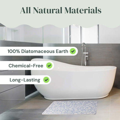 Stone Bath Mat Diatomaceous Earth