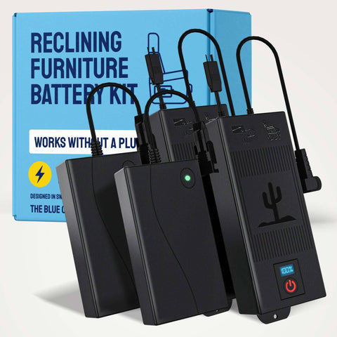 Blue Cactus Recliner Battery Pack With Charger X2 Bundle