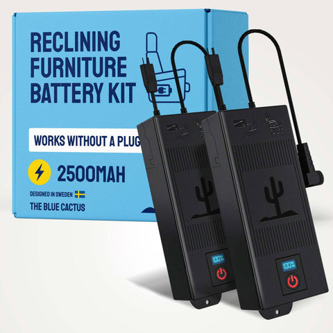 Blue Cactus Universal Battery Pack For Recliners X2 Bundle