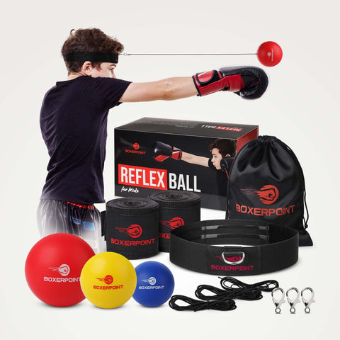 Boxing reflex ball training kit.