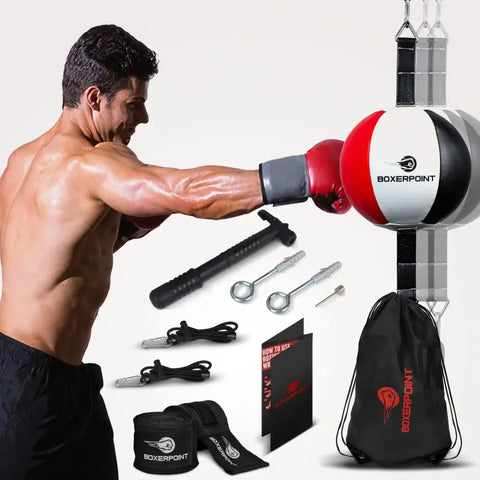 Boxing reflex ball set.
