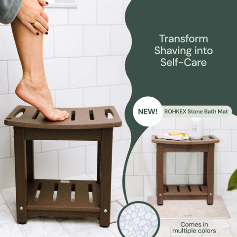 Shower Bench for Shaving Legs - Versatile Solution