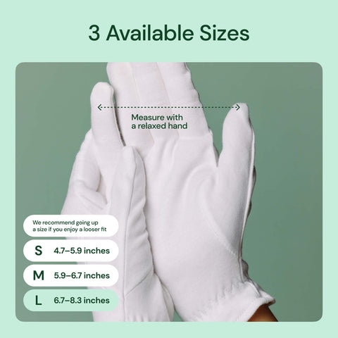 Organic Cotton Gloves For Dry Hands 10 Pack