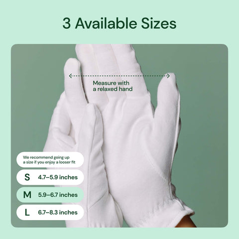 Organic Cotton Gloves For Dry Hands 10 Pack