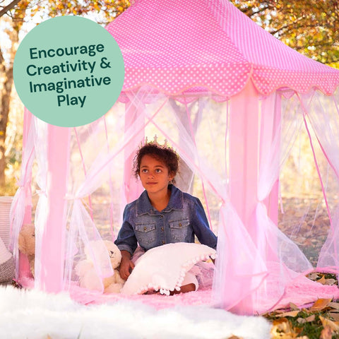 PlayVibe Indoor Princess Tent For Kids