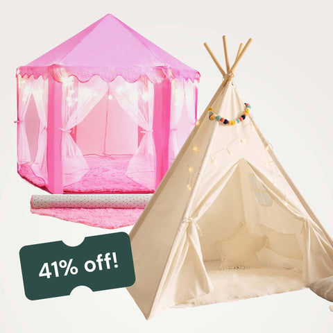 Kids Teepee Tent + Princess Tent