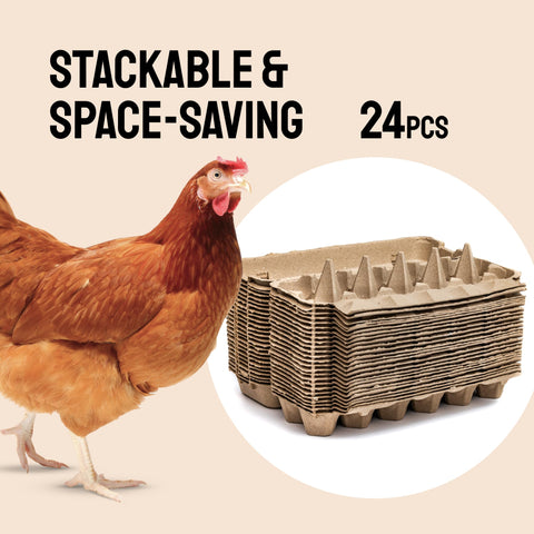 Laid in USA: Reusable, Customizable Eco-Friendly Egg Cartons (Bulk)