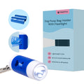 MalsiPree Dog Poop Bag Holder with Flashlight: For Worry-Free Night Walks Malsipree