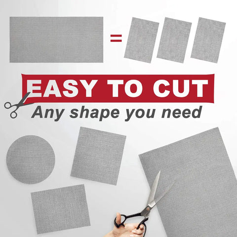 Cuttable mesh material.