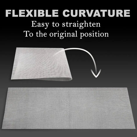 Flexible, textured mat.