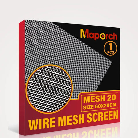 Wire mesh screen.