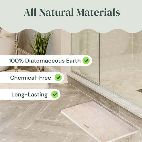 Stone Bath Mat Diatomaceous Earth