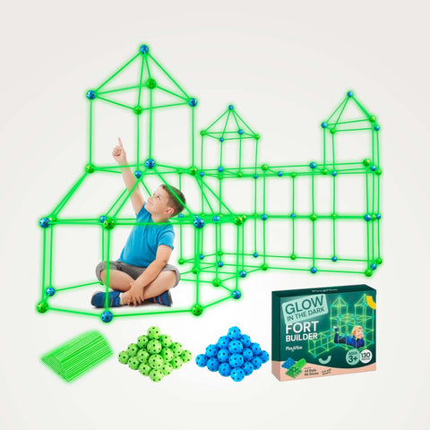 Fort Building Kit For Kids- Glow In The Dark