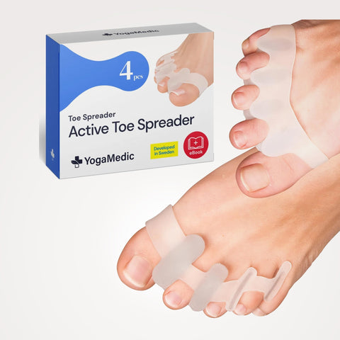 Silicone Toe Spacers/Separators for Bunions & Overlapping Toes Yogamedic