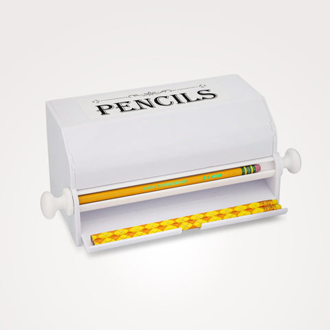 Acrylic Pencil Dispenser with Rotating Knob Simply Imagine