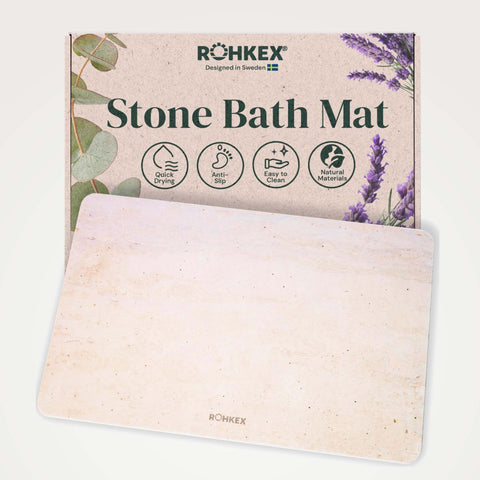 Stone Bath Mat Diatomaceous Earth