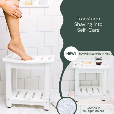 Shower Bench for Shaving Legs - Versatile Solution